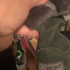 Sketchers gray ankle boots